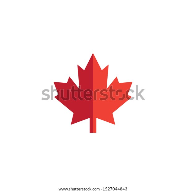 Maple Leaf Icon Design Template Vector Stock Vector Royalty Free