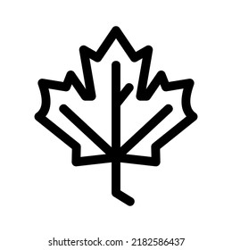 maple leaf icon or logo isolated sign symbol vector illustration - high quality black style vector icons
