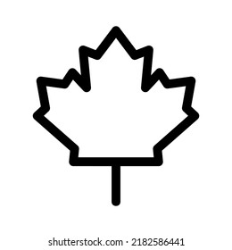 maple leaf icon or logo isolated sign symbol vector illustration - high quality black style vector icons
