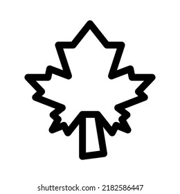 maple leaf icon or logo isolated sign symbol vector illustration - high quality black style vector icons
