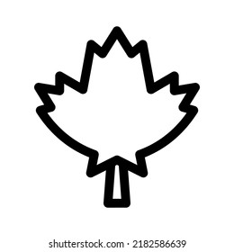 maple leaf icon or logo isolated sign symbol vector illustration - high quality black style vector icons
