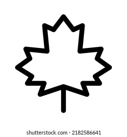 maple leaf icon or logo isolated sign symbol vector illustration - high quality black style vector icons
