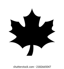 maple leaf icon or logo isolated sign symbol vector illustration - high quality black style vector icons
