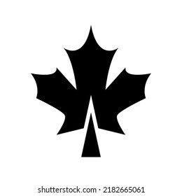 maple leaf icon or logo isolated sign symbol vector illustration - high quality black style vector icons
