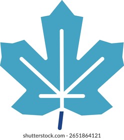 The maple leaf icon is often associated with botany, nature, or autumn, creating a beautiful sight and becoming a tourist attraction.
