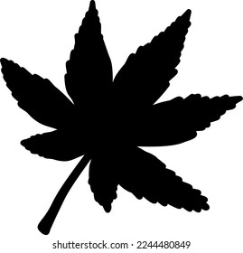 maple leaf icon vector illustration on white background..eps