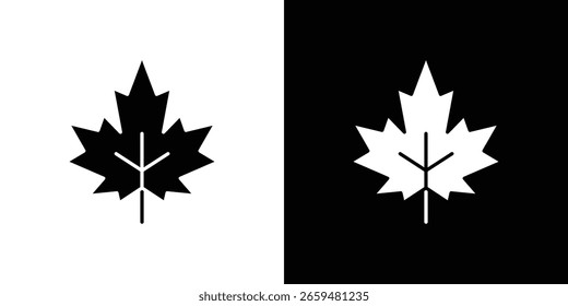 Maple leaf icon Vector scalable graphics
