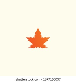 Maple Leaf Logo Design. Vector, symbol.
