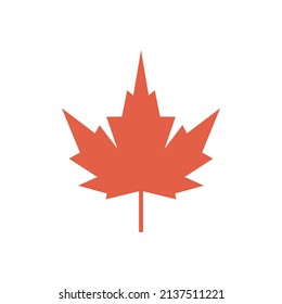 Maple Leaf Logo Design Vector Illustration Stock Vector (Royalty Free ...