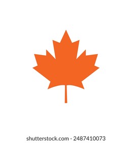 Ahornblatt-Logo-Design-Vektorgrafik-Vorlage, Ahornblatt-Logo-Design-Vektorillustration-Vorlage, Ahornblätter, Happy Canada Day Ahornblatt-Vektorgrafik. 