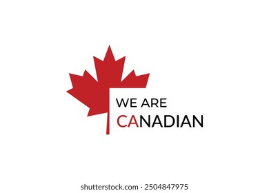 Maple leaf logo design vector.