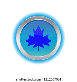 maple leaf logo icon design template vector