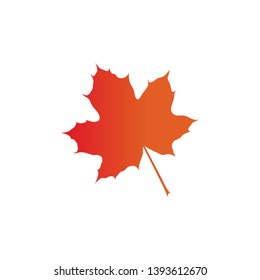 Maple Leaf Flat Icon Stock Vector (Royalty Free) 790393654