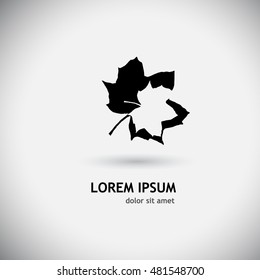 Maple Leaf logo. Vector