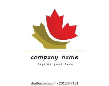 Maple Leaf Logo Vector Images. Leaf Logo Vector Art, Icons, and Graphics Leaf Logo Design .the  Vector Images is most important subject update and color.  Maple Leaf Logo stock illustrations.