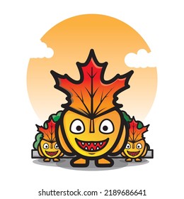 maple leaf monster in the afternoon