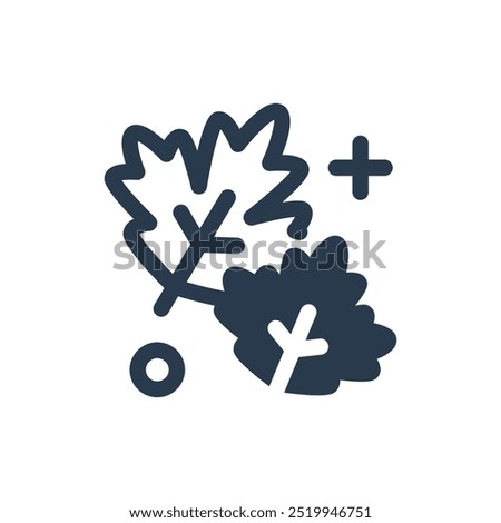 Maple Leaf on Autumn Season Icon