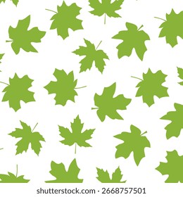 Padrão sem emenda da folha do bordo. Ilustração de outono Botânico sobre fundo transparente. Projeto de fundo de outono.