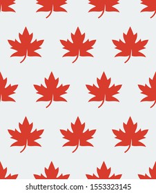 maple leaf seamless pattern vector illustration design