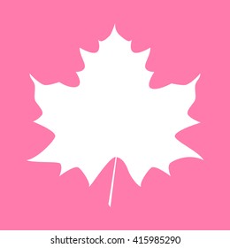 Maple leaf sign