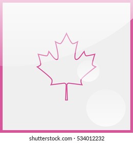 Maple Leaf - Symbol of Canada.