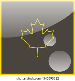 Maple Leaf - Symbol of Canada.