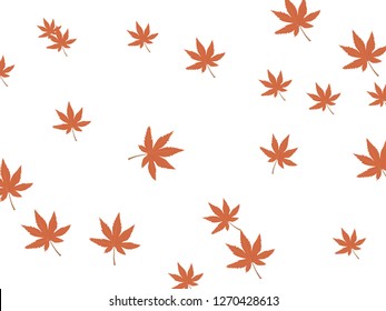 Maple leaf vector for banner, presentation and wallpaper purposes on white background 80