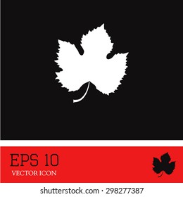 Maple Leaf vector icon.