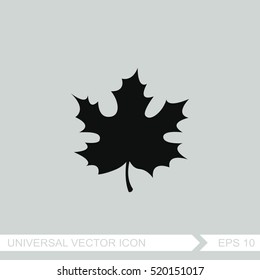 Maple Leaf vector icon.