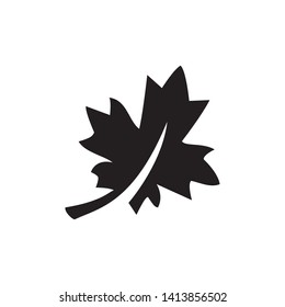 Maple leaf vector icon. Maple leaf vector illustration. Canada vector symbol maple leaf clip art.