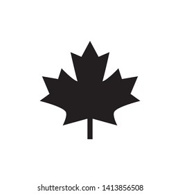 Maple leaf vector icon. Maple leaf vector illustration. Canada vector symbol maple leaf clip art.