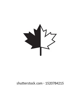 Maple leaf vector icon. Maple leaf vector illustration