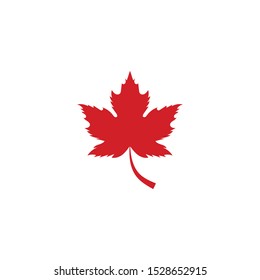 Maple leaf vector icon. Maple leaf vector illustration