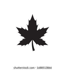 Maple leaf vector icon. Maple leaf vector illustration. Canada vector symbol maple leaf clip art. Red maple leaf.