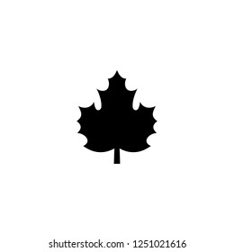Maple Leaf vector icon. Maple Leaf sign on white background. Maple Leaf icon for web and app
