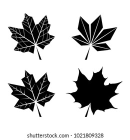 Maple leaf. Vector illustration.