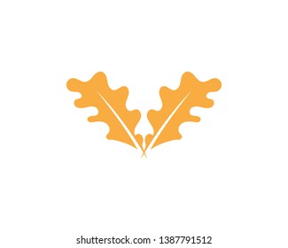 Maple leaf vector illustration design template