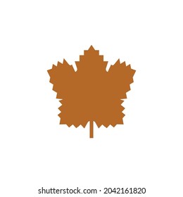 Maple leaf vector illustration design template