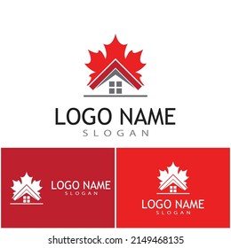 Ahornblatt-Vektorgrafik-Design-Vorlage