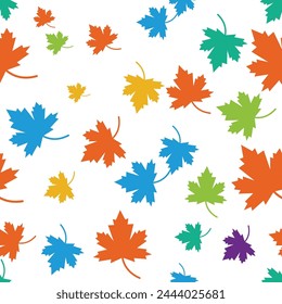 Maple leaf vector illustration design template