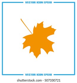 Maple leaf vector illustration EPS 10.