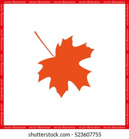 Maple leaf vector illustration EPS 10.