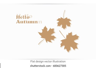 Maple leaf vector illustration EPS 10.