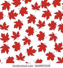 Plano de fundo do padrão de vetor de folha de bordo. Padrão sem emenda de folha de bordo. padrão sem emenda com folha de bordo. Plano de fundo do padrão de folha de bordo.  Para tecido, papel decorativo, convite, têxtil