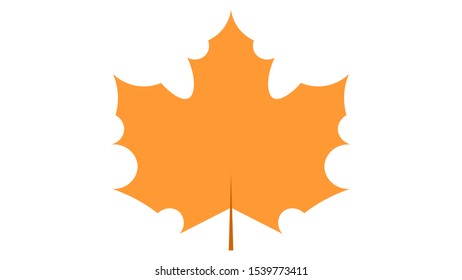 Maple Leave Icon Vector Design. Fall Icons Vector