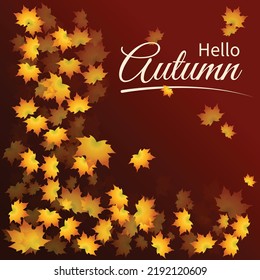 Ahornblätter auf Herbsthintergrund. Herbstsaison.