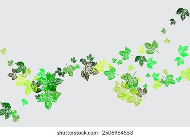 Maple leaves. Autumn background with maple leaves flying and falling from the tree.  Orange design for autumn design. EPS10