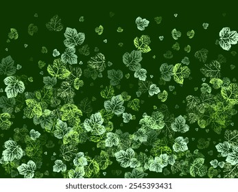 Folhas de bordo. Fundo de outono com folhas de bordo voando e caindo da árvore.  Isolado no fundo branco. 