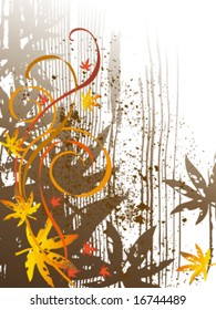 maple leaves background
