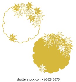 Maple leaves background